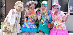 Tenue Harajuku colorée inspirée de la mode japonaise